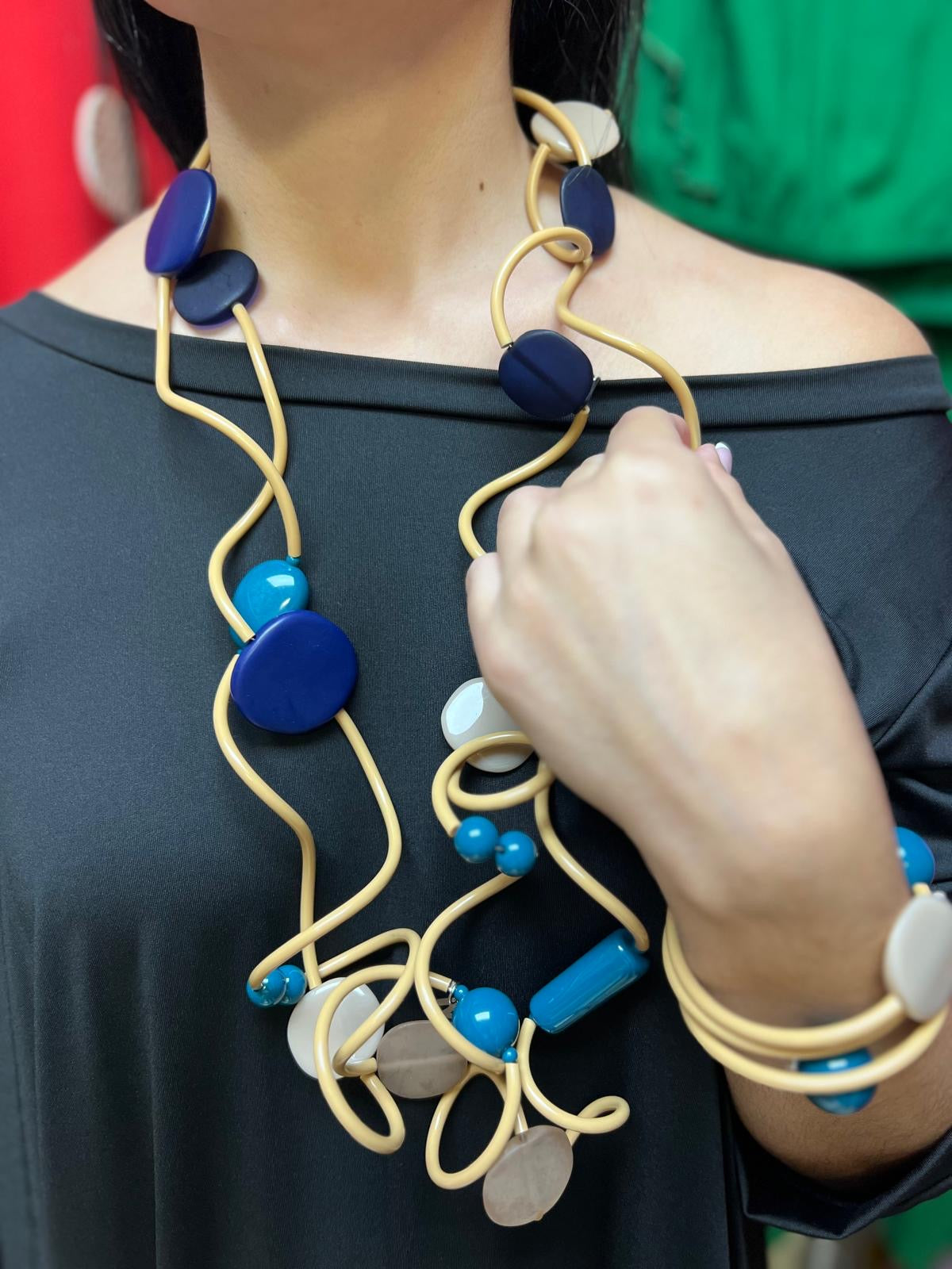 Marcella Duce Blue Necklace