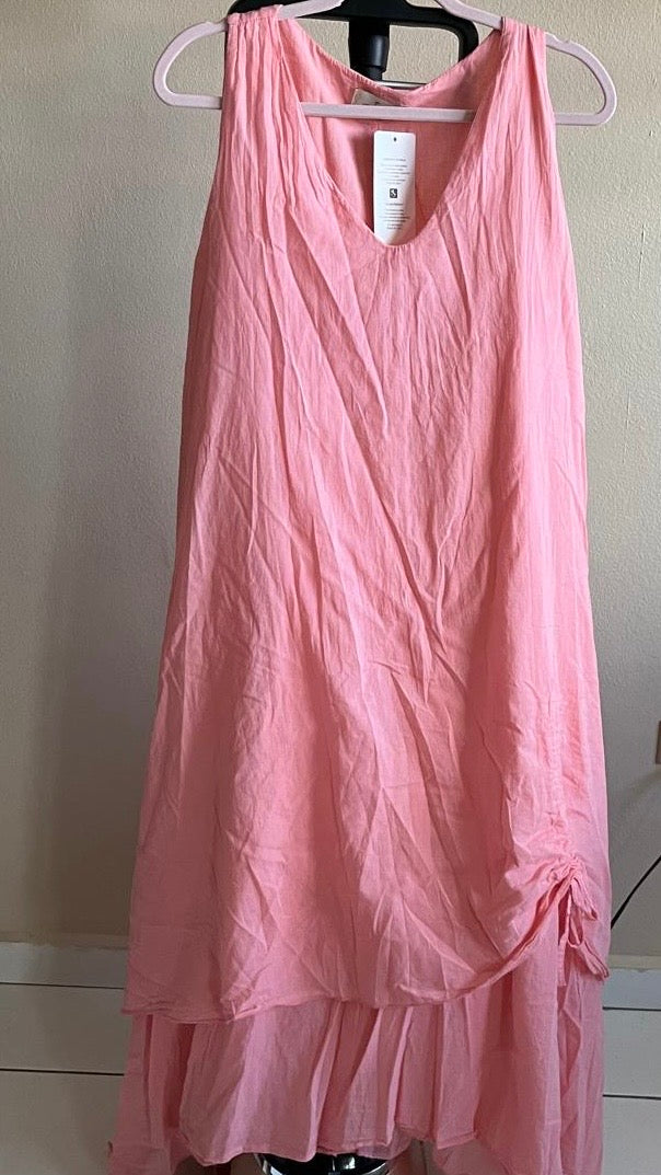Romantic Cotton Midi Dress