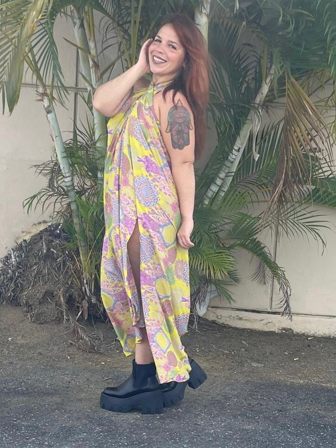 Wrap around skirt/ dress set