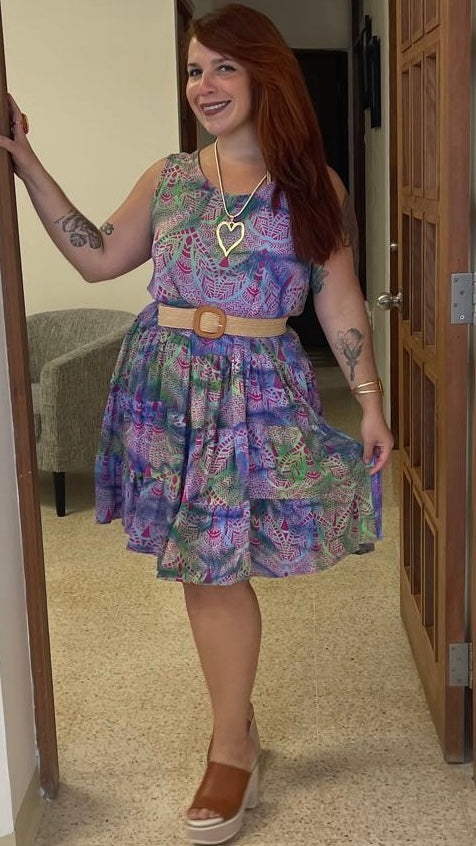 Mandalas mini dress