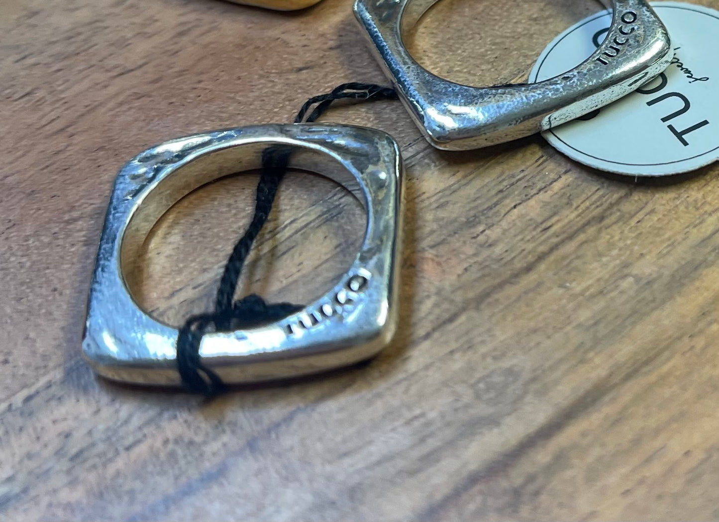 Tucco square ring silver