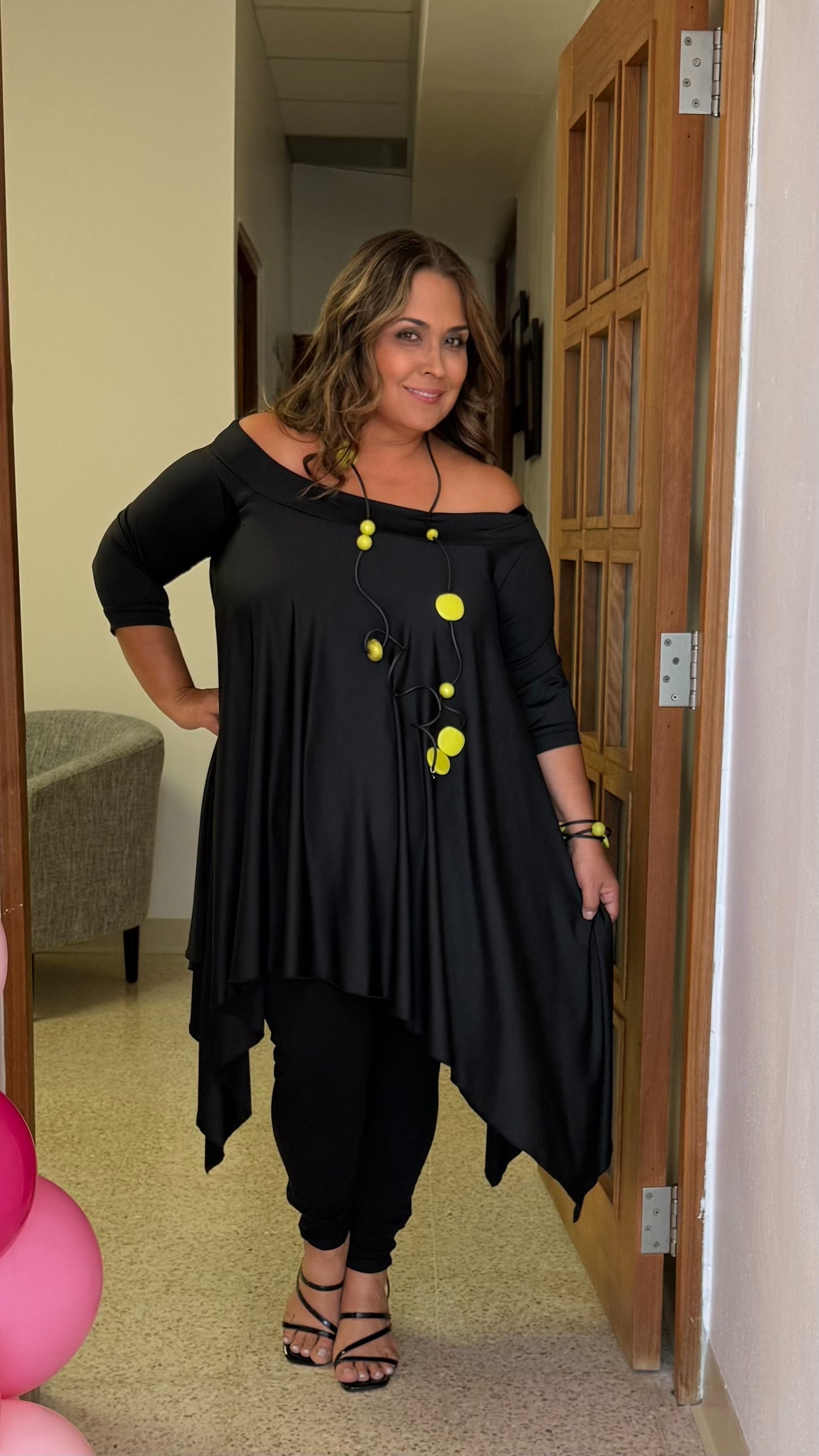 Black tunic, by Claudia Orozco