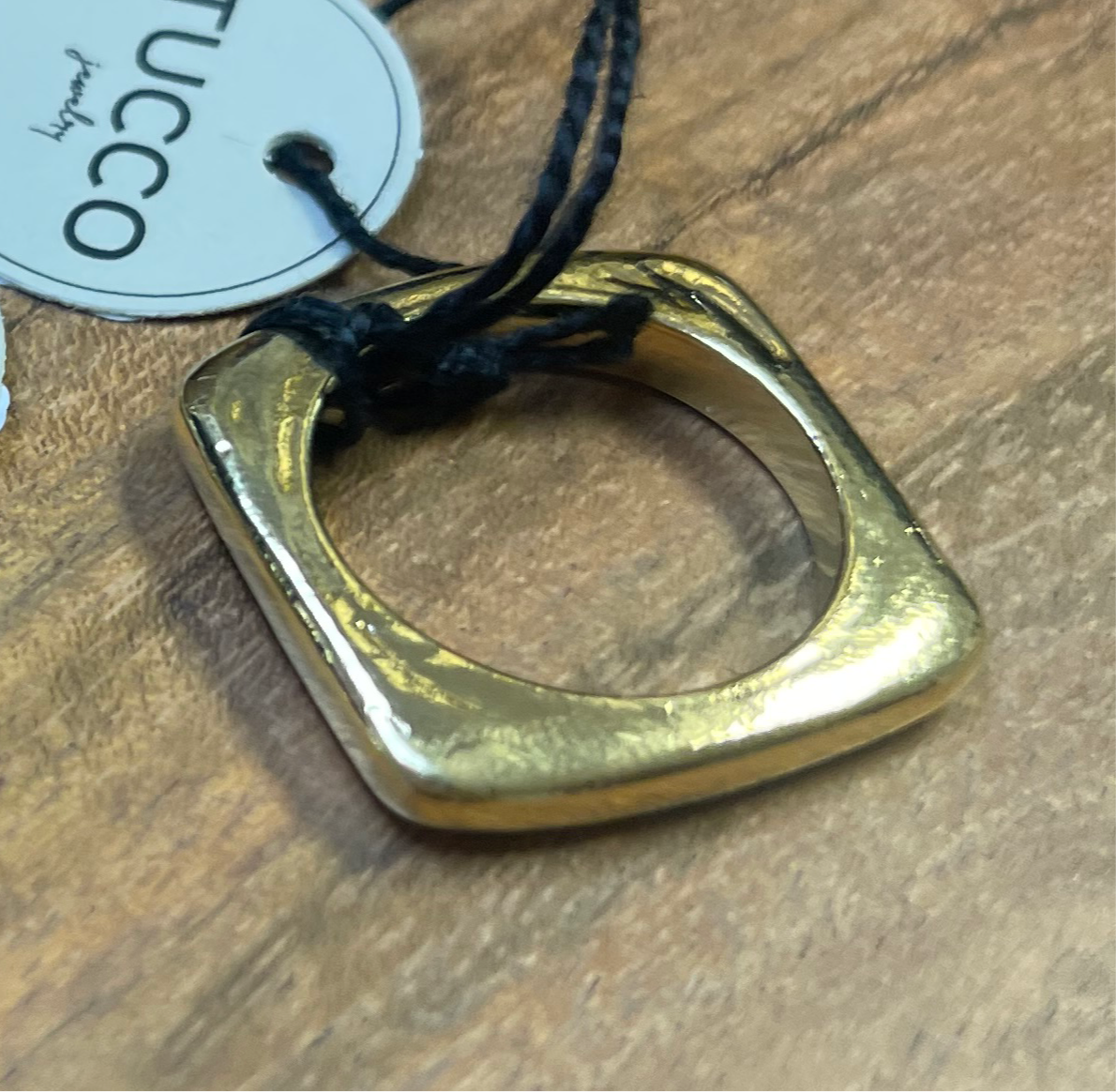 Tucco square ring gold