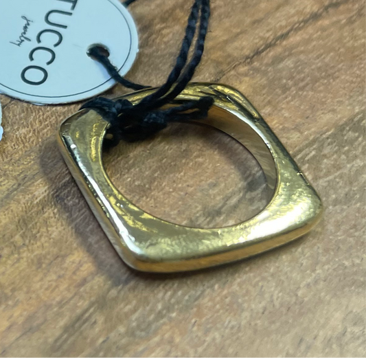 Tucco square ring gold