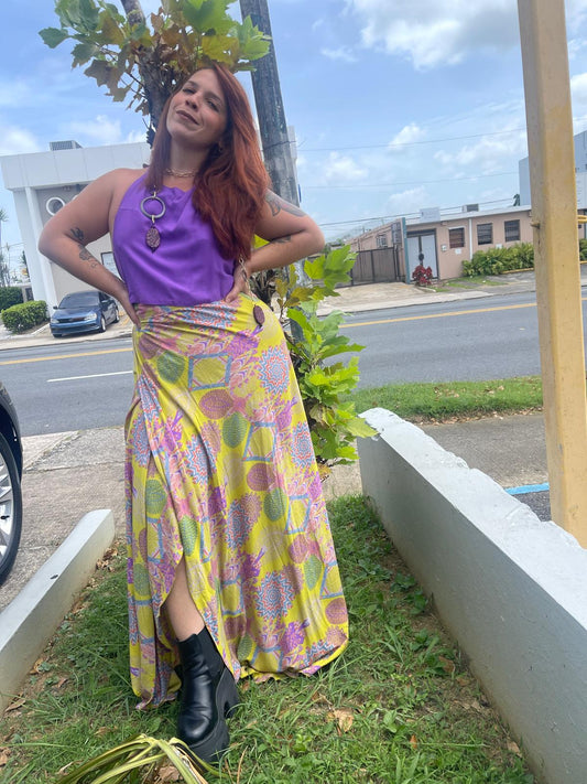 Wrap around skirt/ dress set
