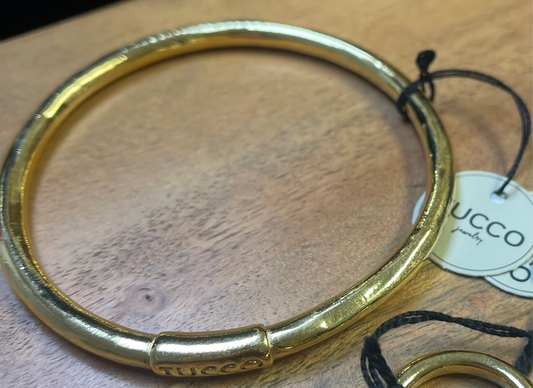Tucco Round Bangle gold