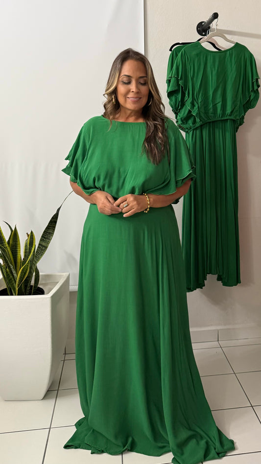 Green Ruffles set