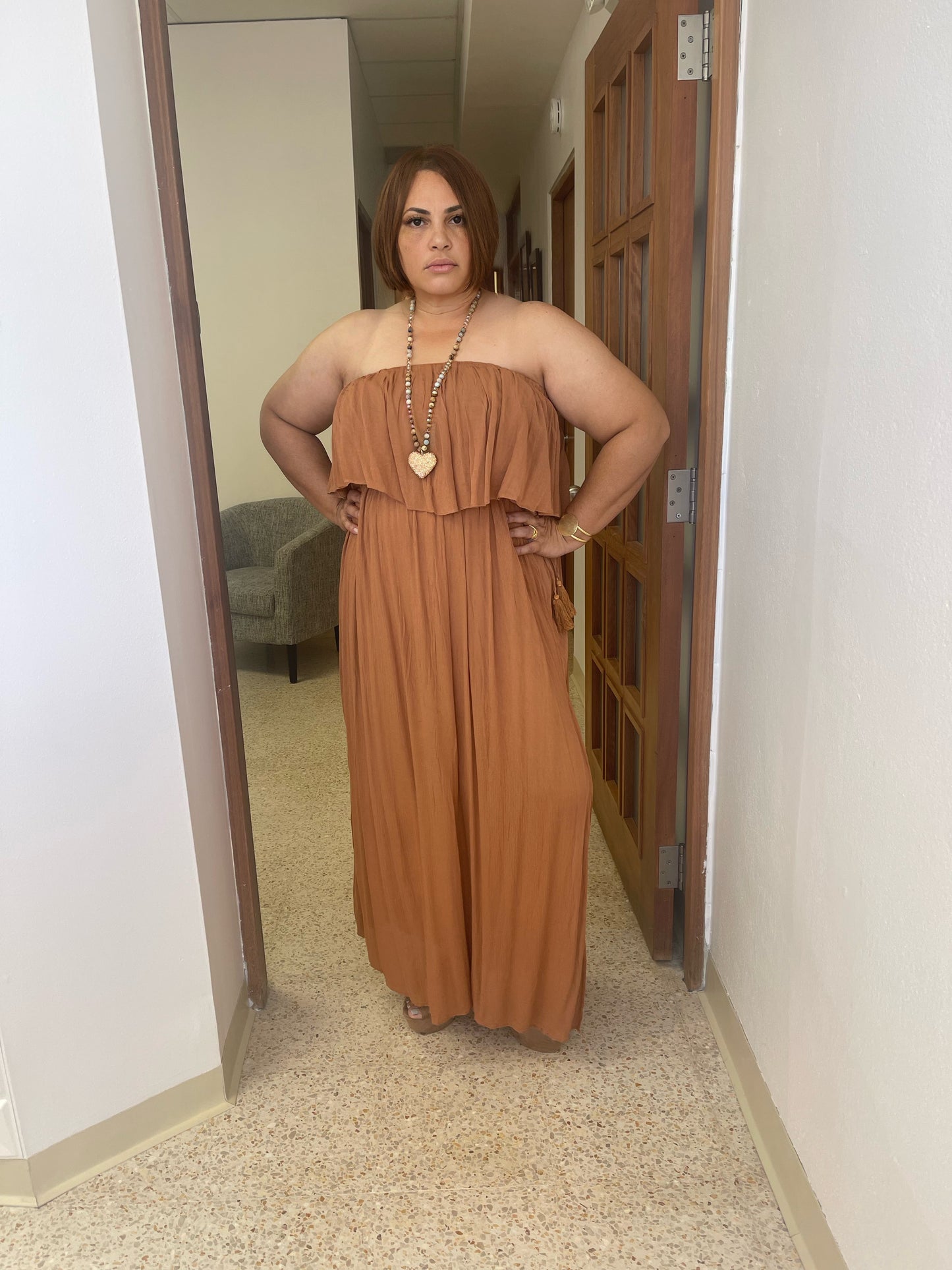 Sherry Strapless Maxi Dress