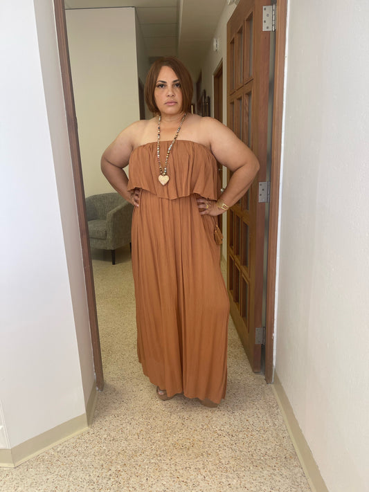 Sherry Strapless Maxi Dress