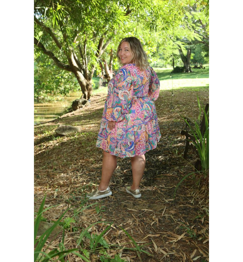 Fun Flowers Mini Dress