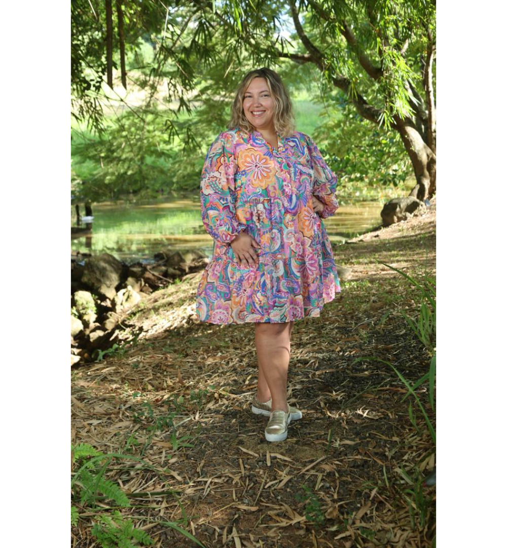 Fun Flowers Mini Dress