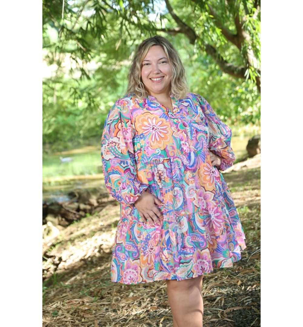 Fun Flowers Mini Dress