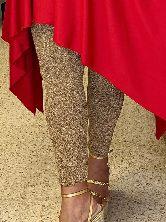 Golden leggins