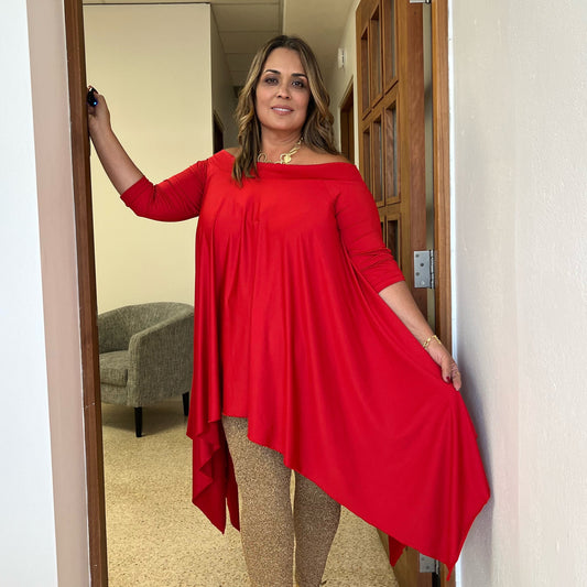 Red tunic